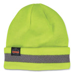Load image into Gallery viewer, N-ferno 6803 Reflective Rib Knit Winter Hat, One Size Fits Most, Lime, Ships In 1-3 Business Days