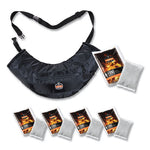 Load image into Gallery viewer, N-ferno 6980 Winter Hand Warmer Muff Kit With 5 Hand Warmer Packets, Nylon/fleece/neoprene, Black, Ships In 1-3 Business Days