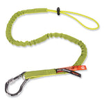 Load image into Gallery viewer, Squids 3100 Lanyard W/aluminum Carabiner + Cinch-loop, 10 Lb Max Work Capacity, 35" To 45", Lime, Ships In 1-3 Business Days