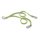 Load image into Gallery viewer, Squids 3311 Twin-leg Tool Lanyard With Three Carabiners, 15lb Max Work Capacity, 35" To 42", Lime, Ships In 1-3 Business Days