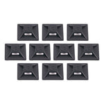 Load image into Gallery viewer, Squids 3701 Mini Adhesive Mount Replacements, 2 Lb Max Safe Working Capacity, 0.9" Long, Black,10/pack, Ships In 1-3 Bus Days
