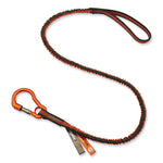 Load image into Gallery viewer, Squids 3100f(x) Tool Lanyard W/aluminum Carabiner+loop, 10 Lb Max Work Cap, 38" To 48",orange/gray,ships In 1-3 Business Days