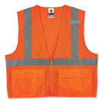 Load image into Gallery viewer, Glowear 8220z Class 2 Standard Mesh Zipper Vest, Polyester, 2x-large/3x-large, Orange, Ships In 1-3 Business Days