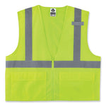 Load image into Gallery viewer, Glowear 8220z Class 2 Standard Mesh Zipper Vest, Polyester, 2x-large/3x-large, Lime, Ships In 1-3 Business Days