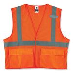 Load image into Gallery viewer, Glowear 8220hl Class 2 Standard Mesh Hook And Loop Vest, Polyester, Small/medium, Orange, Ships In 1-3 Business Days
