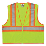 Load image into Gallery viewer, Glowear 8229z Class 2 Economy Two-tone Zipper Vest, Polyester, Large/x-large, Lime, Ships In 1-3 Business Days