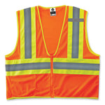 Load image into Gallery viewer, Glowear 8229z Class 2 Economy Two-tone Zipper Vest, Polyester, X-small, Orange, Ships In 1-3 Business Days