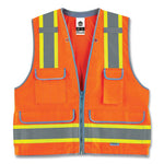 Load image into Gallery viewer, Glowear 8254hdz Class 2 Heavy-duty Surveyors Zipper Vest, Polyester, Large/x-large, Orange, Ships In 1-3 Business Days