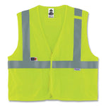Load image into Gallery viewer, Glowear 8260frhl Class 2 Fr Safety Hook And Loop Vest, Modacrylic/kevlar, 4x-large/5x-large, Lime, Ships In 1-3 Business Days