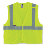 Load image into Gallery viewer, Glowear 8263frhl Class 2 Fr Safety Economy Hook And Loop Vest, Modacrylic Mesh/cotton, S/m, Lime, Ships In 1-3 Business Days