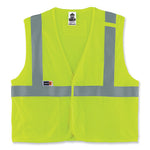 Load image into Gallery viewer, Glowear 8263frhl Class 2 Fr Safety Economy Hook/loop Vest, Modacrylic Mesh/cotton, 4xl/5xl, Lime, Ships In 1-3 Business Days
