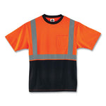 Load image into Gallery viewer, Glowear 8289bk Class 2 Hi-vis T-shirt With Black Bottom, Small, Orange, Ships In 1-3 Business Days
