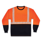 Load image into Gallery viewer, Glowear 8281bk Class 2 Long Sleeve Shirt With Black Bottom, Polyester, Small, Orange, Ships In 1-3 Business Days