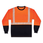 Load image into Gallery viewer, Glowear 8281bk Class 2 Long Sleeve Shirt With Black Bottom, Polyester, Medium, Orange, Ships In 1-3 Business Days