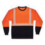 Load image into Gallery viewer, Glowear 8281bk Class 2 Long Sleeve Shirt With Black Bottom, Polyester, X-large, Orange, Ships In 1-3 Business Days