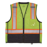 Load image into Gallery viewer, Glowear 8251hdz Class 2 Two-tone Hi-vis Safety Vest, 2x-large To 3x-large, Lime, Ships In 1-3 Business Days