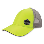 Load image into Gallery viewer, Glowear 8933 Reflective Snapback Hat, Cotton/polyester, Ergodyne Logo, One Size, Hi-vis Lime, Ships In 1-3 Business Days