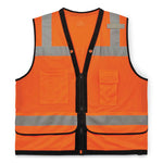Load image into Gallery viewer, Glowear 8253hdz Class 2 Heavy-duty Mesh Surveyors Vest, Polyester, Small/medium, Orange, Ships In 1-3 Business Days