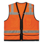Load image into Gallery viewer, Glowear 8253hdz Class 2 Heavy-duty Mesh Surveyors Vest, Polyester, Large/x-large, Orange, Ships In 1-3 Business Days