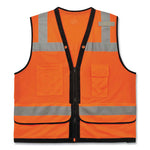 Load image into Gallery viewer, Glowear 8253hdz Class 2 Heavy-duty Mesh Surveyors Vest, Polyester, 2x-large/3x-large, Orange, Ships In 1-3 Business Days