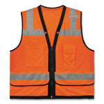 Load image into Gallery viewer, Glowear 8253hdz Class 2 Heavy-duty Mesh Surveyors Vest, Polyester, 4x-large/5x-large, Orange, Ships In 1-3 Business Days