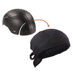 Load image into Gallery viewer, Skullerz 8948 Mesh Do Rag Bandana And Bump Cap Insert, Black, Ships In 1-3 Business Days