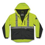 Load image into Gallery viewer, Glowear 8275 Class 2 Heavy-duty Hi-vis Workwear Sherpa Lined Jacket, Medium, Lime, Ships In 1-3 Business Days