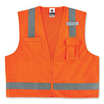 Load image into Gallery viewer, Glowear 8249z Class 2 Economy Surveyors Zipper Vest, Polyester, Small/medium, Orange, Ships In 1-3 Business Days