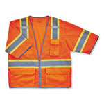 Load image into Gallery viewer, Glowear 8346z Class 3 Two-tone Hi-vis Surveyor Zipper Vest, Small/medium, Orange, Ships In 1-3 Business Days