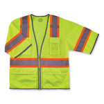 Load image into Gallery viewer, Glowear 8346z Class 3 Two-tone Hi-vis Surveyor Zipper Vest, 2x-large/3x-large, Lime, Ships In 1-3 Business Days