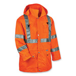 Load image into Gallery viewer, Glowear 8365 Class 3 Hi-vis Rain Jacket, Polyester, 4x-large, Orange, Ships In 1-3 Business Days