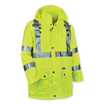 Load image into Gallery viewer, Glowear 8365 Class 3 Hi-vis Rain Jacket, Polyester, X-large, Lime, Ships In 1-3 Business Days