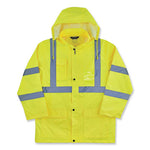 Load image into Gallery viewer, Glowear 8366 Class 3 Lightweight Hi-vis Rain Jacket, Polyester, Small, Lime, Ships In 1-3 Business Days