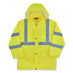 Load image into Gallery viewer, Glowear 8366 Class 3 Lightweight Hi-vis Rain Jacket, Polyester, 2x-large, Lime, Ships In 1-3 Business Days