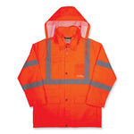 Load image into Gallery viewer, Glowear 8366 Class 3 Lightweight Hi-vis Rain Jacket, Polyester, Medium, Orange, Ships In 1-3 Business Days