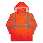 Load image into Gallery viewer, Glowear 8366 Class 3 Lightweight Hi-vis Rain Jacket, Polyester, 2x-large, Orange, Ships In 1-3 Business Days
