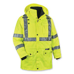 Load image into Gallery viewer, Glowear 8385 Class 3 Hi-vis 4-in-1 Jacket, Large, Lime, Ships In 1-3 Business Days