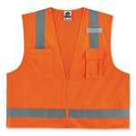Load image into Gallery viewer, Glowear 8249z-s Single Size Class 2 Economy Surveyors Zipper Vest, Polyester, 3x-large, Orange, Ships In 1-3 Business Days