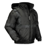 Load image into Gallery viewer, Glowear 8377ev Non-certified Hi-vis Quilted Bomber Jacket, Black, Medium, Ships In 1-3 Business Days