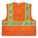 Load image into Gallery viewer, Glowear 8235zx Class 2 Two-tone X-back Vest, Polyester, 2x-large/3x-large, Orange, Ships In 1-3 Business Days