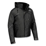 Load image into Gallery viewer, N-ferno 6467 Winter Work Jacket With 300d Polyester Shell, Large, Black, Ships In 1-3 Business Days