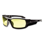Load image into Gallery viewer, Skullerz Odin Safety Glasses, Black Nylon Impact Frame, Yellow Polycarbonate Lens, Ships In 1-3 Business Days
