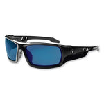 Load image into Gallery viewer, Skullerz Odin Safety Glasses, Black Nylon Impact Frame, Blue Mirror Polycarbonate Lens, Ships In 1-3 Business Days