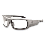 Load image into Gallery viewer, Skullerz Odin Safety Glasses, Matte Gray Nylon Impact Frame, Clear Polycarbonate Lens, Ships In 1-3 Business Days