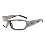 Load image into Gallery viewer, Skullerz Thor Safety Glasses, Matte Gray Nylon Impact Frame, Anti-fog Clear Polycarbonate Lens, Ships In 1-3 Business Days