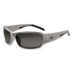 Load image into Gallery viewer, Skullerz Thor Safety Glasses, Matte Gray Nylon Impact Frame, Smoke Polycarbonate Lens, Ships In 1-3 Business Days