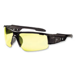 Load image into Gallery viewer, Skullerz Dagr Safety Glasses, Black Nylon Impact Frame, Yellow Polycarbonate Lens, Ships In 1-3 Business Days