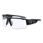 Load image into Gallery viewer, Skullerz Dagr Safety Glasses, Matte Black Nylon Impact Frame, Clear Polycarbonate Lens, Ships In 1-3 Business Days