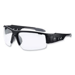 Load image into Gallery viewer, Skullerz Dagr Safety Glasses, Matte Black Nylon Impact Frame, Anti-fog Clear Polycarbonate Lens, Ships In 1-3 Business Days