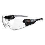 Load image into Gallery viewer, Skullerz Saga Frameless Safety Glasses, Black Nylon Impact Frame, Anti-fog Clear Polycarb Lens, Ships In 1-3 Business Days